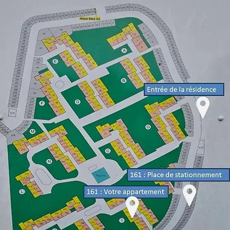 Résidence Eureka-clim-parking-wifi-piscine-proche Village Natu Appartement Agde